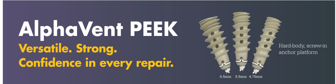 AlphaVent PEEK: Versatile. Strong. Confidence in every repair.